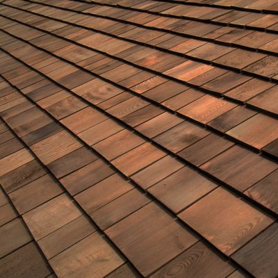 Cedar roofing by Mint Roofing